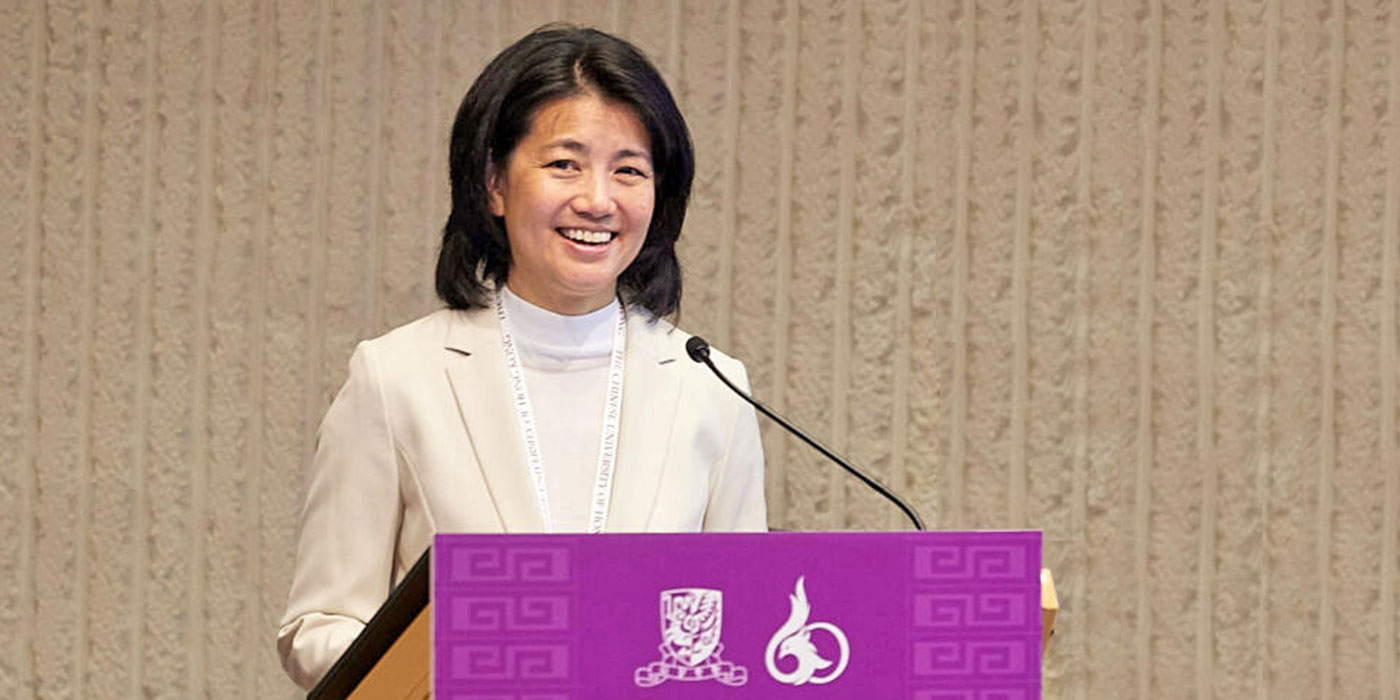 Nisa Leung, Managing Partner, Qiming Venture Partners gives a keynote speech